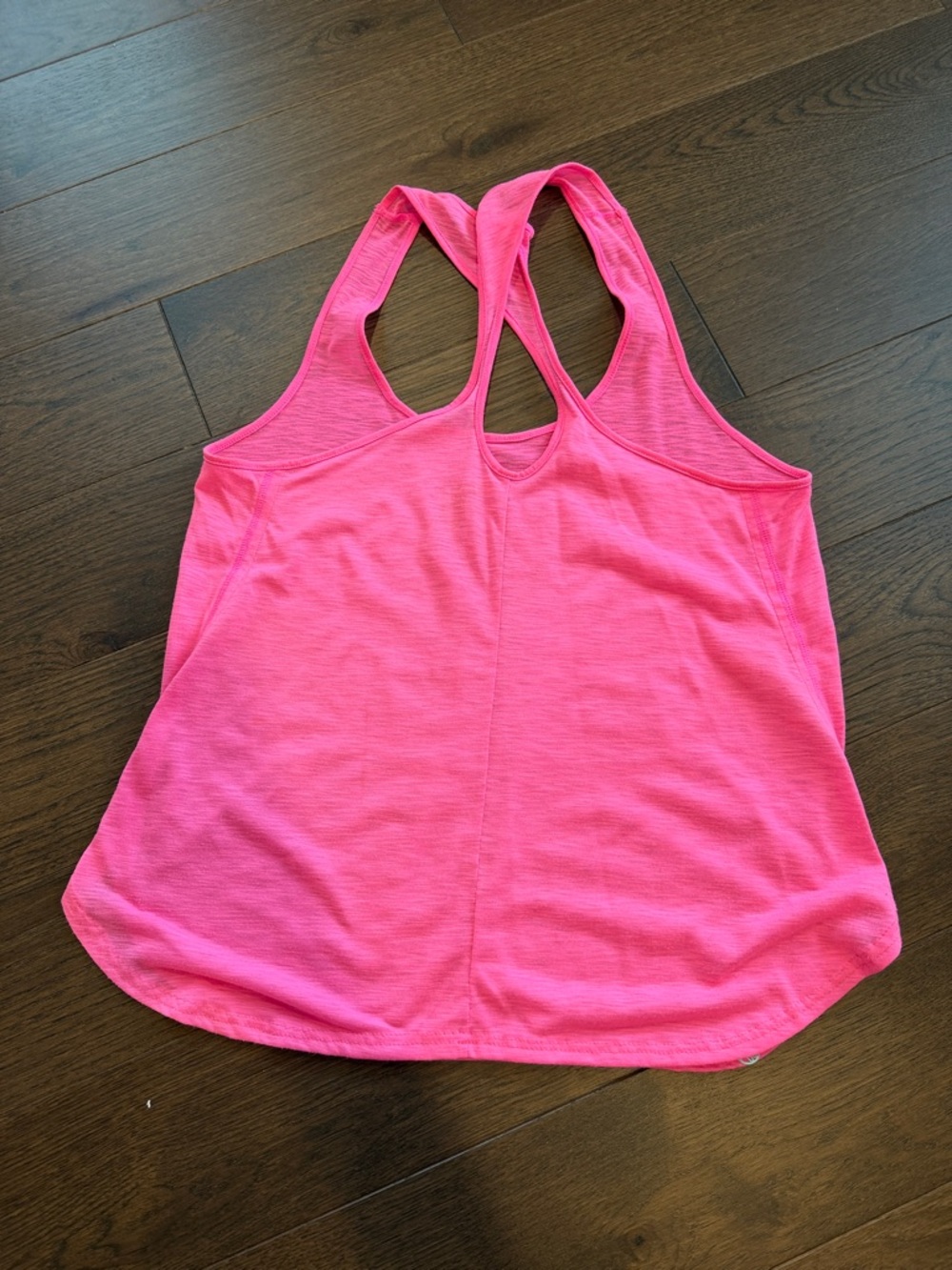 Lilly Pulitzer Racerback Lucletic Tank Top Bright Pink Medium - C40-021 - Picture 3 of 5